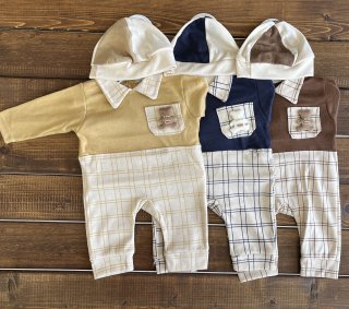 سرهمی نوزادی جیب دار عروسک دار کد 1319