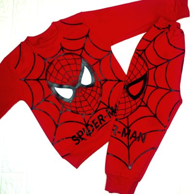 بلوز شلوار مرد عنکبوتی قرمز1325